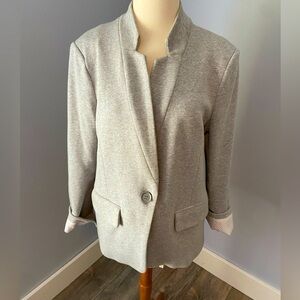 Gibson XL knit blazer in grey